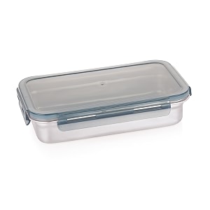 Attro Steelox Rectangle Stainless Steel Container with