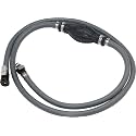 Attwood Yamaha Marine Fuel Line Kit, EPA Compliant, 6 Feet Long, 3/8-Inch Diameter Hose with Tank & Engine Fittings, includes Sprayless Connectors (Tank-side Fitting), Primer Bulb, 93806YUS7
