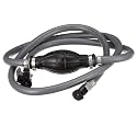 Attwood Johnson/Evinrude Marine Fuel Line Kit, EPA Compliant, 6 Feet Long, 3/8-Inch Diameter Hose with Tank &amp; Engine Fittings, Primer Bulb. (Tank-side Fitting Not Included), 93806ELP7