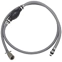 Attwood Pre‑1998 Mercury/Mariner Marine Fuel Line Kit, EPA Compliant, 6 Ft, 3/8-In Hose with Tank & Engine Fittings, includes Sprayless Connector (Tank-side Fitting), Primer Bulb, 93806AUS7