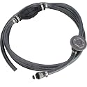Attwood Universal Marine Fuel Line Kit, EPA Compliant, 12 Ft, 3/8-In D. Hose with Tank Fitting, Sprayless Connector (Tank-side Fitting) Primer Bulb, Fuel Demand Valve, 93812UUSD7