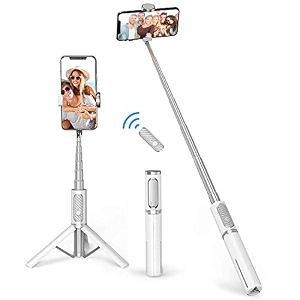 atumtek bluetooth selfie stick tripod mini extendable 3 in 1 aluminum selfie stick with wireless remote and tripod stand 360 rotation for iphone 1111 proxs maxxsxrx87 samsung and smartphone