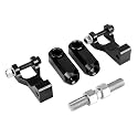 ATV Adjustable Lowering Kit High Strength Fast Turns 350 660 700 Blue Black (Black)