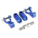 ATV Adjustable Lowering Kit High Strength Fast Turns 350 660 700 Blue Black (Blue)
