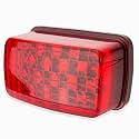 ATV LED Tail Light Taillight 5KM-8472C-10-00 Compatible with Yamaha Rhino Kodiak Grizzly Big Bear Bruin Wolverine Viking（Red lens#1）