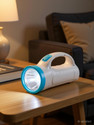 Aubade 7023 (RECHARGEABLE LED SEARCHLIGHT) High Brightness Flashlight Led Light 6 hrs Torch Emergency Light (White)