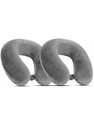 AUCTIMO Micro Fiber U-Shaped Soft Travelling Pillow Set of 2 Neck Pillow Neck Pillow Neck Pillow