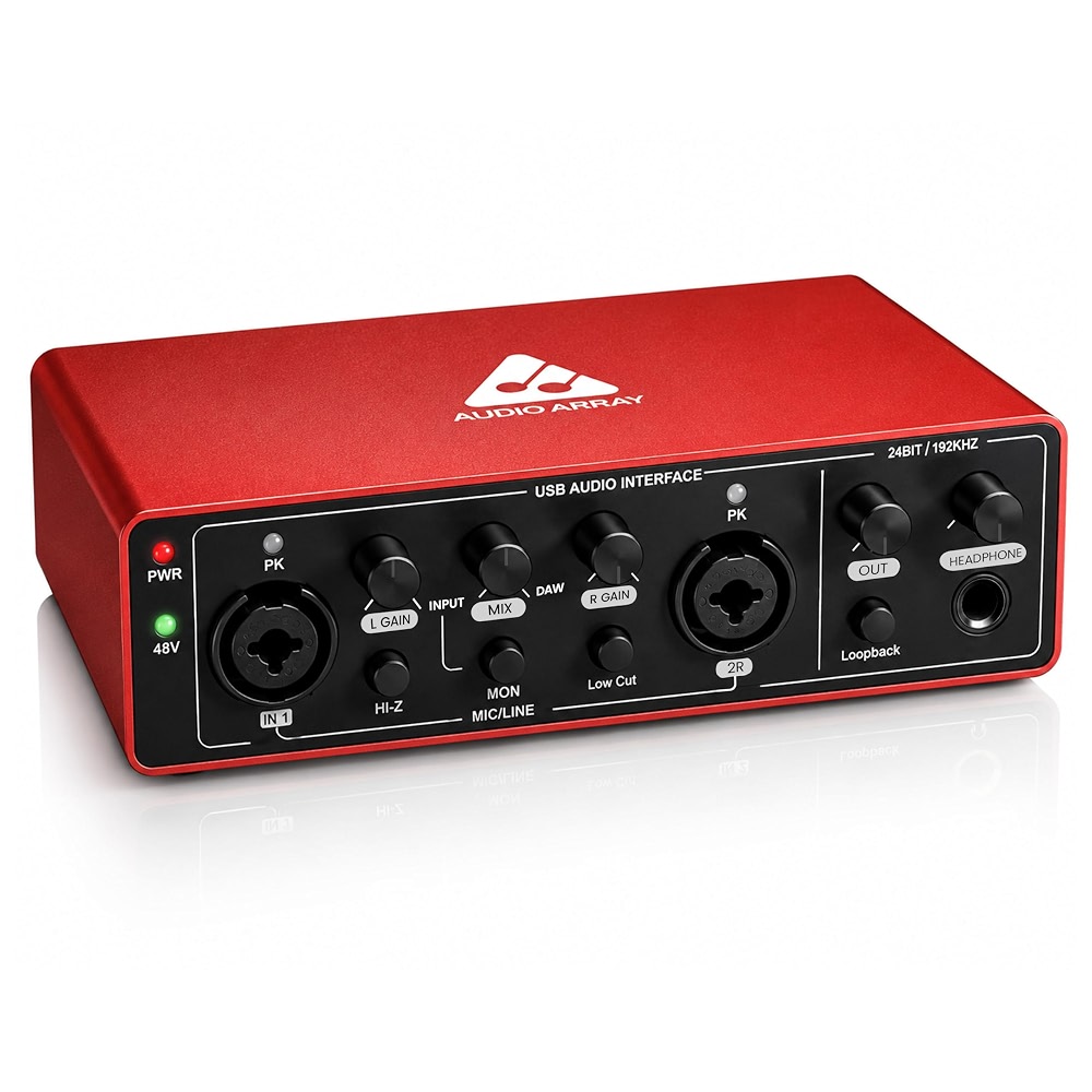 Audio Array AI-04 HD 2x2 Gen 3 Audio Interface | Premium Mic Pre-Amps ...