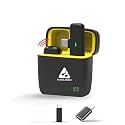 Audio Array Solo Wireless Lapel Over Ear Mic|in-Built ANC,Plug N Play,LongBattery Life,Ultra-Low Latency,Upto 30M Range|Compatible with iPhone&amp;Android|Vlogging,Streaming,Teaching,YouTube,Black|AM-W16