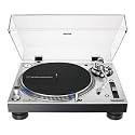 Audio-Technica AT-LP140XP-SV Direct-Drive Professional DJ Turntable, Hi-Fi, Fully Manual, 3 Speed, High Torque Motor