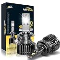 Audio Wheels H7 LED Headlight Bulbs – 160W High-Performance Lighting, 16,000 Lumens Brightness, 6000K Cool White Glow, Quick and Easy Installation for Enhanced Nighttime Visibility.