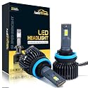 Audio Wheels H8/H11 LED Headlight Bulbs – 160W High-Performance Lighting, 16,000 Lumens Ultra-Bright Output, 6000K Cool White Glow for Superior Visibility and Enhanced Safety.