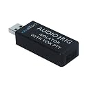 AUDIO2RIG Isolator Sound Card USB Sound Adapter for PCs and Laptops Enhances Auditory Sound