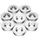 Audiocrast 4X HiFi Speaker Spikes, Isolation Stand Feet Pad, Stainless Steel Shock Absorber Vibration Dampener with Non-Slip Mats for Audio Speaker Subwoofer CD DVD Amplifier Turntable DAC