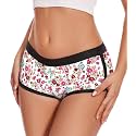 Aueyan Womens Boyshorts Panties Stretchy Boxer Briefs Novelty Lounge Sleep Shorts