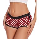 Aueyan Womens Boyshorts Panties Stretchy Boxer Briefs Novelty Lounge Sleep Shorts