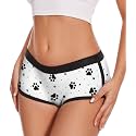 Aueyan Womens Boyshorts Panties Stretchy Boxer Briefs Novelty Lounge Sleep Shorts