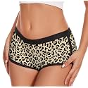 Aueyan Womens Boyshorts Panties Stretchy Boxer Briefs Novelty Lounge Sleep Shorts