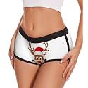 Aueyan Womens Boyshorts Panties Stretchy Boxer Briefs Novelty Lounge Sleep Shorts