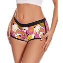 Aueyan Womens Boyshorts Panties Stretchy Boxer Briefs Novelty Lounge Sleep Shorts
