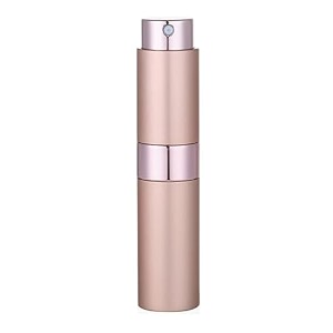 augen refillable perfume atomizer spray bottle portable mini pocket travel perfume refill bottle dispenser glass amp aluminum with 3 types of refill pump 8ml black