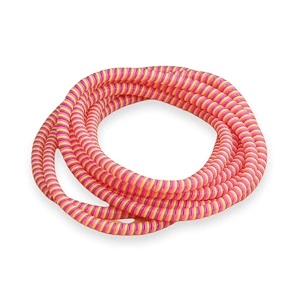augen spiral cable protector 15 meters cable cord charger protector saver winder for iphone amp android charging cables earphones orange pink pack of 3