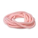AUGEN Spiral Cable Protector 1.5 Meters Cable Cord Charger Protector Saver Winder for iPhone &amp; Android Charging Cables Earphones (Peach, Pack of 1)
