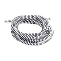 AUGEN Spiral Cable Protector 1.5 Meters Cable Cord Charger Protector Saver Winder for iPhone & Android Charging Cables Earphones (Light Grey, Pack of 3)