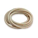 AUGEN Spiral Cable Protector 1.5 Meters Cable Cord Charger Protector Saver Winder for iPhone &amp; Android Charging Cables Earphones (Green Orange, Pack of 1)