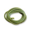 AUGEN Spiral Cable Protector 1.5 Meters Cable Cord Charger Protector Saver Winder for iPhone &amp; Android Charging Cables Earphones (Green, Pack of 3)