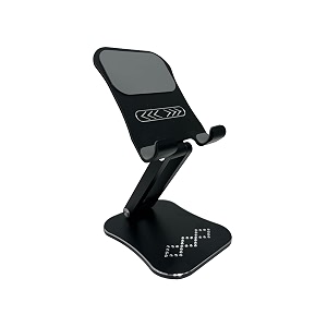 augen by visionsindia desktop cell phone stand foldable tablet stand aluminum stand holder for mobile phone and tablet g58 black