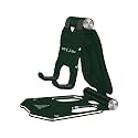 AUGEN by VisionsIndia Desktop Cell Phone Stand Foldable Tablet Stand, Aluminum Stand Holder for Mobile Phone and Tablet (G58, Black)