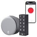 August Home Silver Wi-Fi Smart Lock and Smart Keypad, Keyless Door Lock for Front Entry Door, Great for Guests and Vacation Rentals, ‎AUG-SL05-KY1-S05
