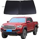 Aunginsy Front Windshield Sunshade Compatible with Toyota Tacoma 2006-2026, Pickup Windshield Sunshades Foldable Reflective Sun Visor for UV Rays and Sun Heat Protection Car Cool Interior Accessories