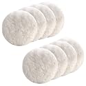 5" 8Pcs Wool Polishing Buffing Pads Hook and Loop Buffing Wheel