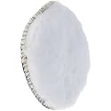 Auniwaig 8PCS Wool Polishing Pad,4-Inch Soft Sheepskin Buffing Pads with Hook and Loop Back Wool Cutting Pad for Furniture, Glass,Auto Orbital Polisher Buffer