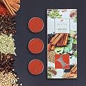 AuraDecor Scented Tealight Candles - Pack of 10, 3 Hour Burning Time, Warm Spices Fragrance, Paraffin Wax