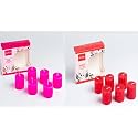 Auradecor Paraffin Wax Votive Candles Containing Votives with Fragrances (6 Cm X 10 Cm, Multicolor, 2 Piece)
