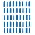 AuraDecor Pack of 98 Stick Candles || Especially Meant for Healing, Chakras, Ritual Candles,Chime Candles, Decoration, Lighting, Home Decor || Burning Time 3 to 4 Hours Each (Blue)