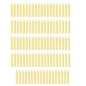 AuraDecor Pack of 98 Stick Candles || Especially Meant for Healing, Chakras, Ritual Candles,Chime Candles, Decoration, Lighting, Home Decor || Burning Time 3 to 4 Hours Each (Yellow)