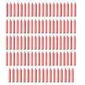 AuraDecor Pack of 98 Stick Candles || Especially Meant for Healing, Chakras, Ritual Candles,Chime Candles, Decoration, Lighting, Home Decor || Burning Time 3 to 4 Hours Each (Red)