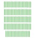 AuraDecor Pack of 98 Stick Candles || Especially Meant for Healing, Chakras, Ritual Candles,Chime Candles, Decoration, Lighting, Home Decor || Burning Time 3 to 4 Hours Each (Green)