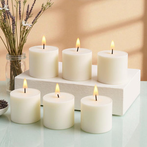 auradecor pillar 22 inches burning time 15 hours each candle