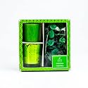 AuraDecor Premium Votive Candle Gift Set | Lemon Grass Fragrance Votive Pillar Candle | Potpourri for Home Decor