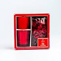 AuraDecor Wax Premium Votive Candle Gift Set | Rose Fragrance Votive Pillar Candle | Rose Potpourri For Home Decor
