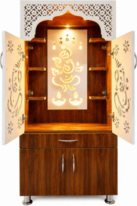 auramandir temple pooja mandir for homeoffice engineered wood home temple