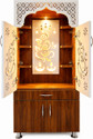 Auramandir Temple/ Pooja Mandir for home/office Engineered Wood Home Temple