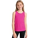 Auranso Girls Tank Tops Cotton Sleeveless Undershirts Athletic Dance Tops