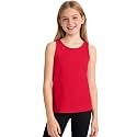 Auranso Girls Tank Tops Cotton Sleeveless Undershirts Athletic Dance Tops