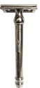 AuraSkin Unique Design New Innovation Double Edge Chrome, Safety Men Razor Hair Remover Model No.1800, Closed Comb, for New & Experienced Shavers Engineered to Provide a Smooth Shave, Men